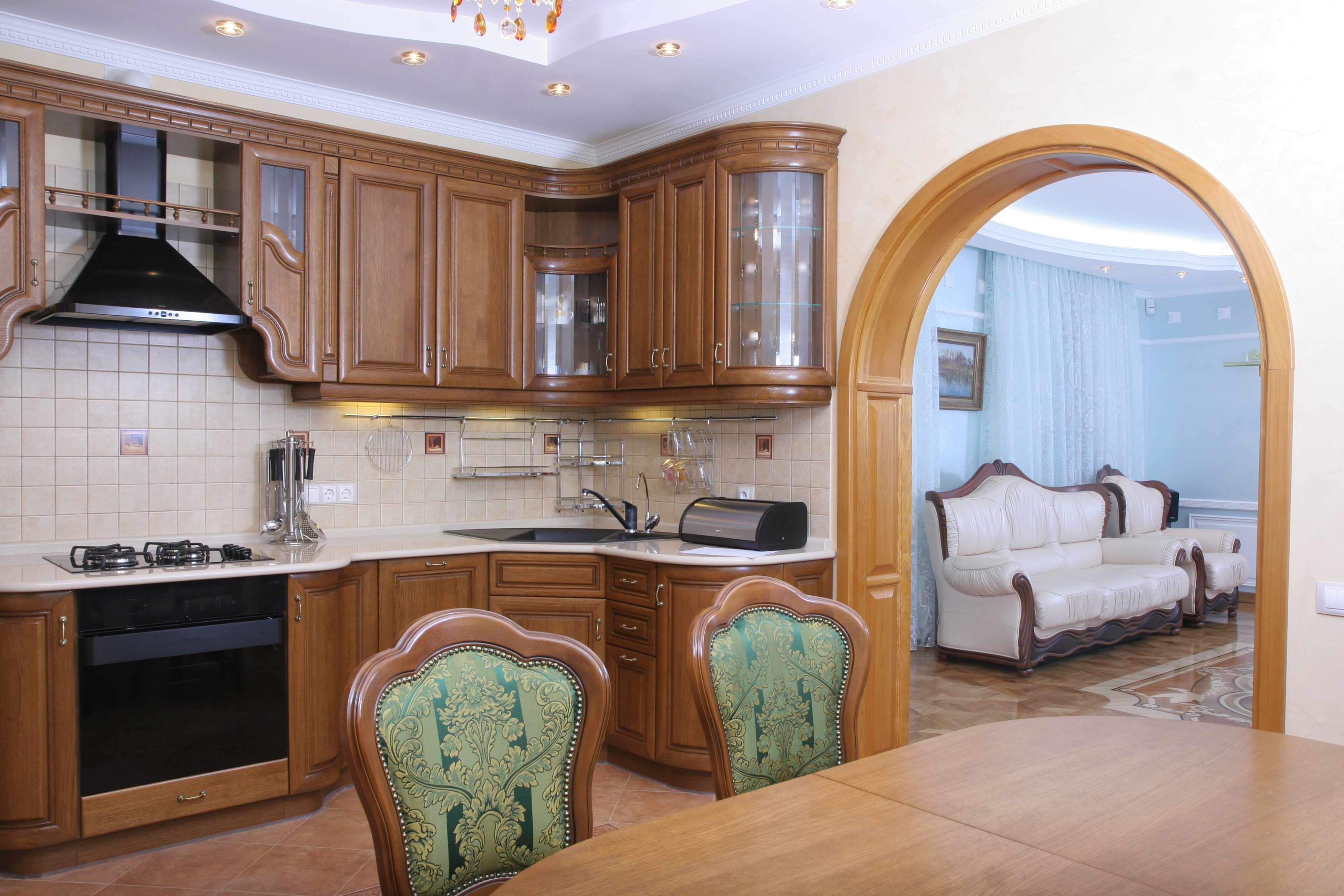 Интерьер маленькой кухни в классическом стиле » Современный дизайн на .